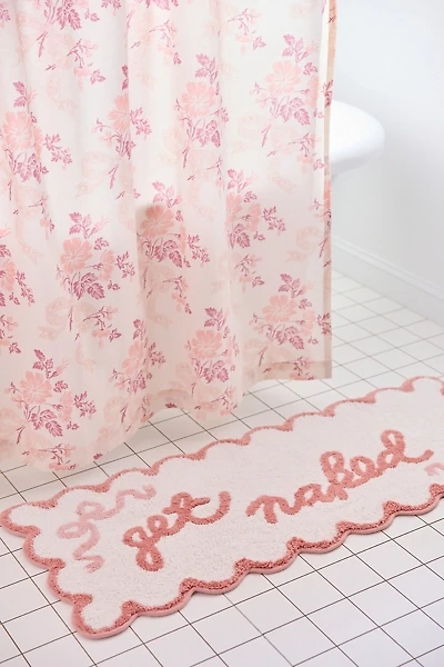 Get Naked Scalloped Bath Mat