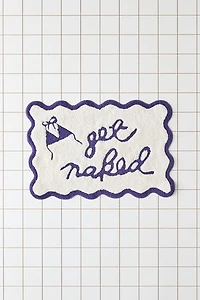Get Naked Scalloped Bath Mat