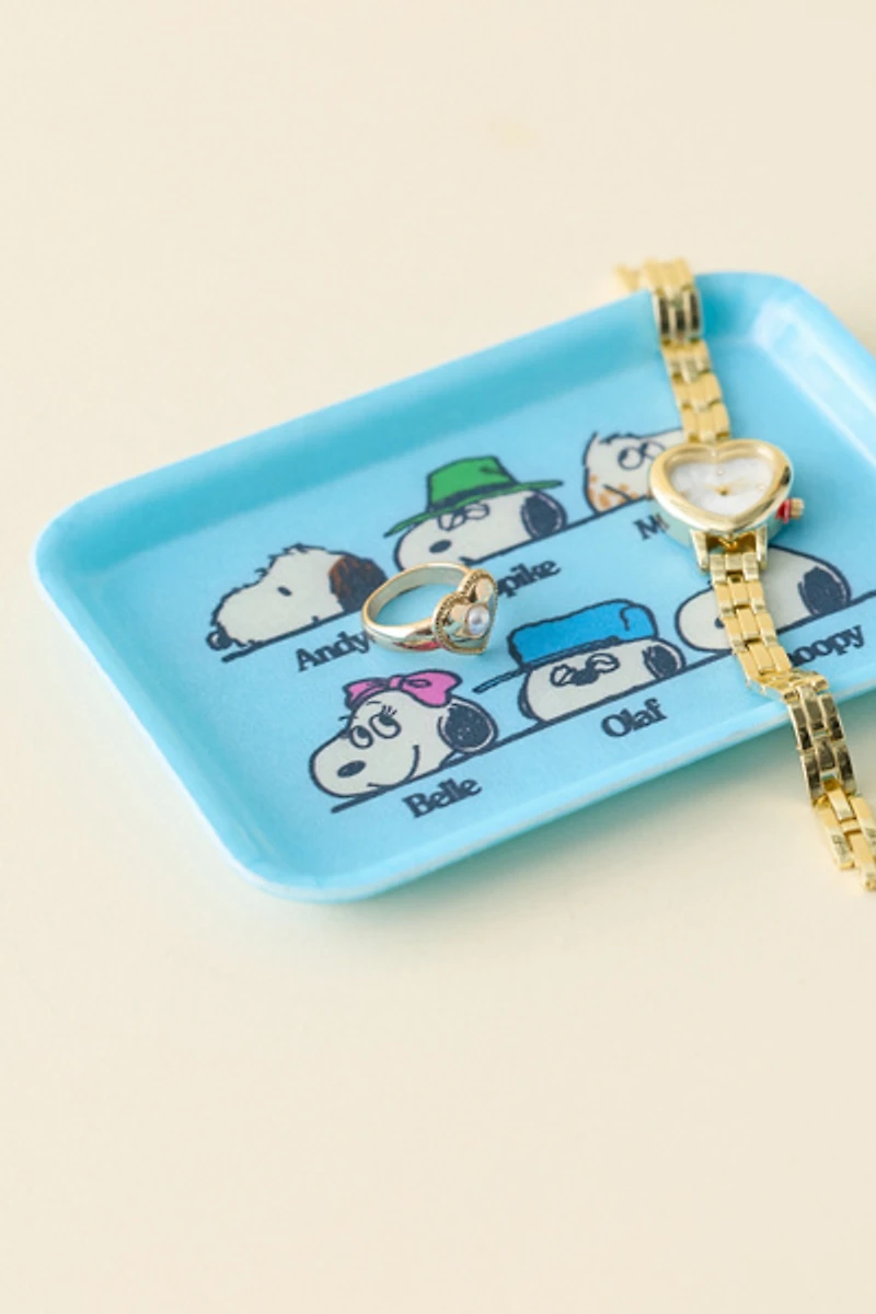 Three Potato Four X Peanuts Snoopy Siblings Trinket Tray