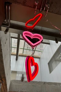 Echo Neon Hanging Hearts Neon Sign