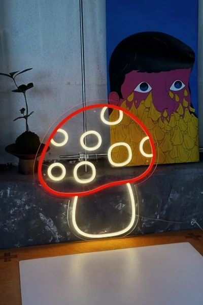Echo Neon Mushroom Neon Sign