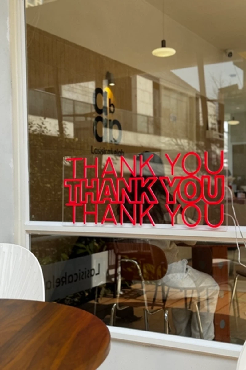 Echo Neon Thank You Neon Sign