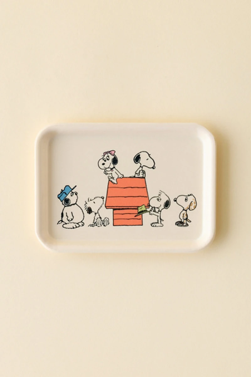 Three Potato Four X Peanuts Snoopy Siblings Dog House Trinket Tray