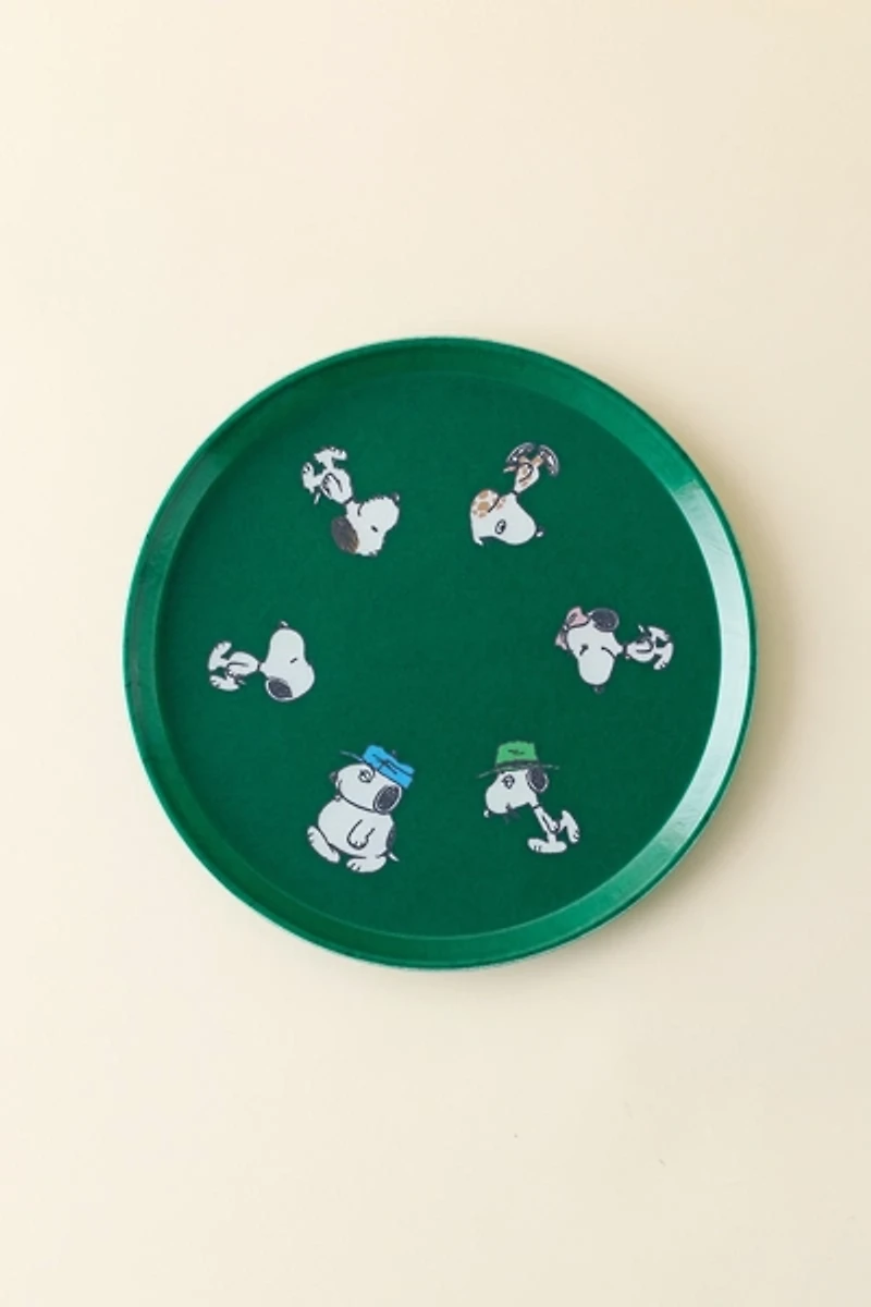 Three Potato Four X Peanuts Snoopy Siblings Round Trinket Tray