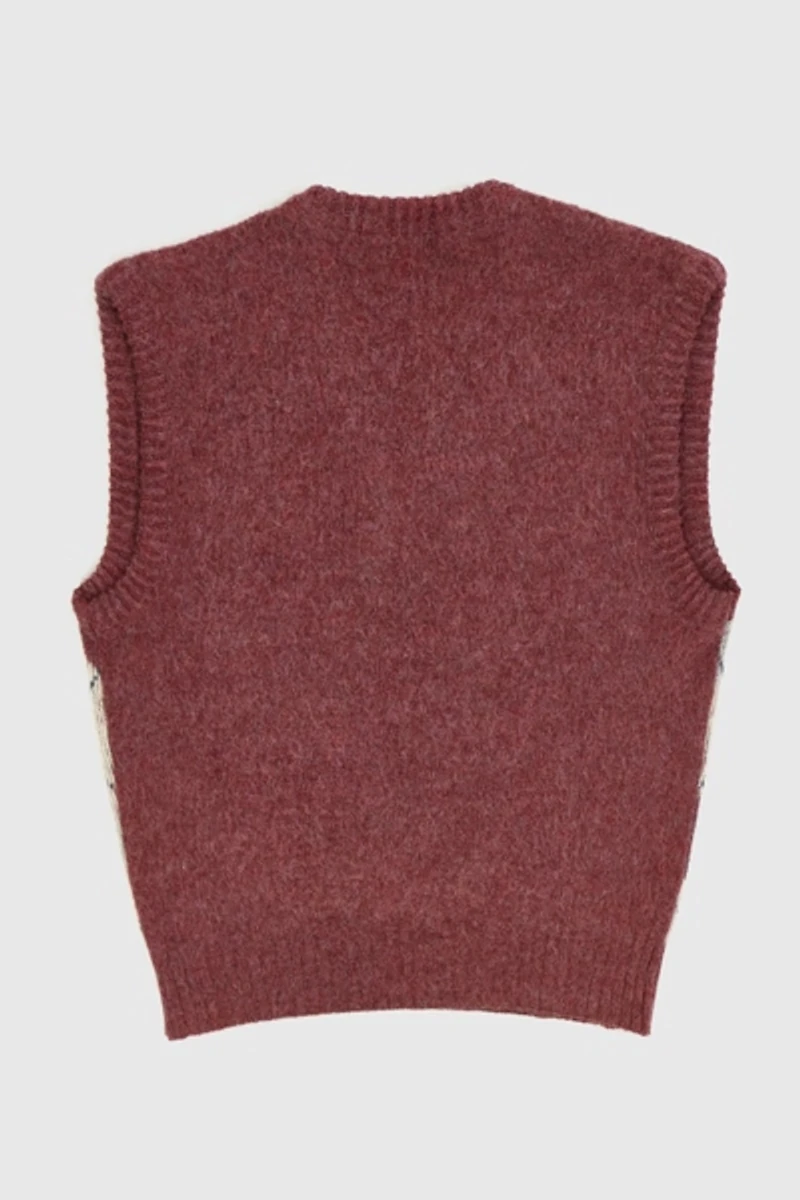 Vintage Argyle Sweater Vest