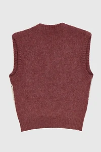 Vintage Argyle Sweater Vest