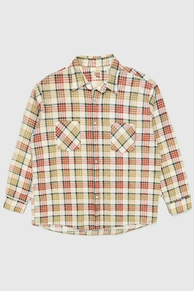 Vintage Plaid Button-Down Shirt