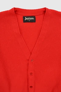Vintage Red Cardigan Sweater