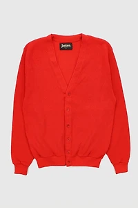 Vintage Red Cardigan Sweater