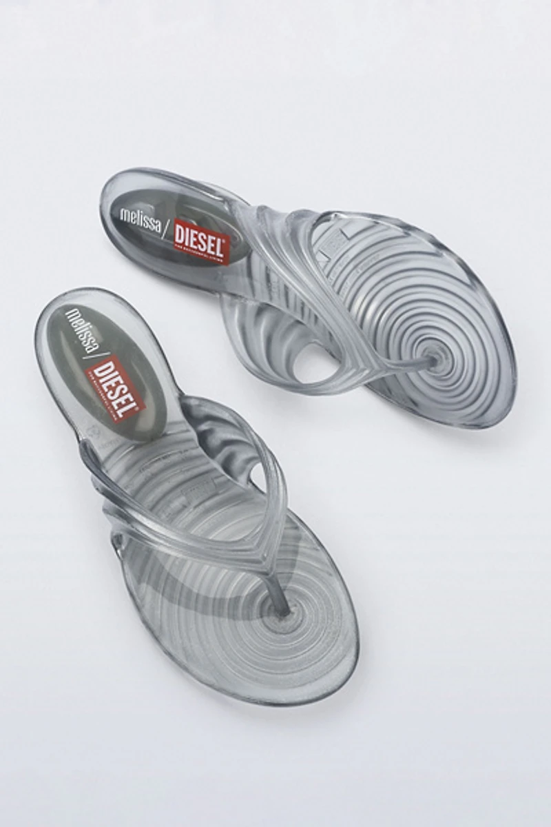 Melissa X Diesel Quantum Jelly Thong Sandals