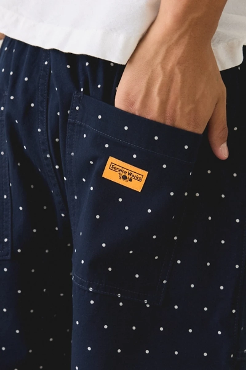 Service Works Polka Dot Chef Shorts