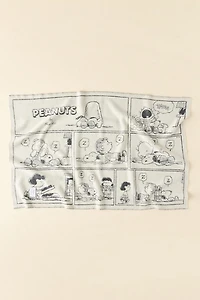Maison Deux X Peanuts ZZZ Comic Strip Wool Fleece Throw Blanket