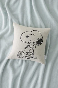 Maison Deux X Peanuts Snoopy Hug Wool Fleece Throw Pillow Case
