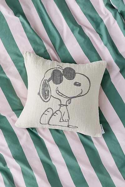 Maison Deux X Peanuts Snoopy Sunglasses Throw Pillow Case