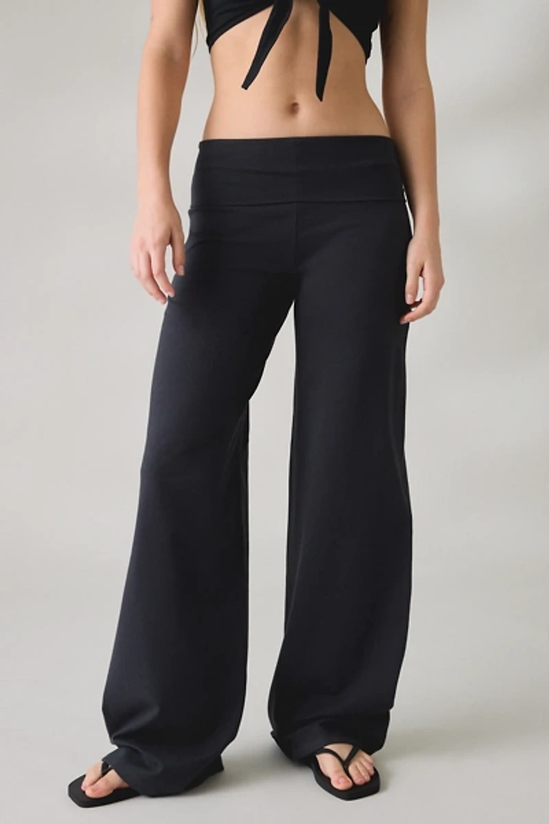 Out From Under Bec Foldover Wide Leg Pants