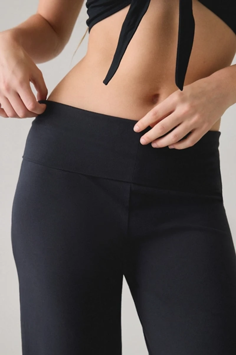 Out From Under Bec Foldover Wide Leg Pants