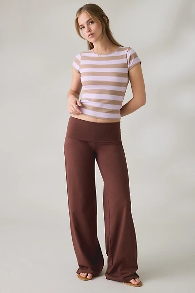 Out From Under Bec Foldover Wide Leg Pants
