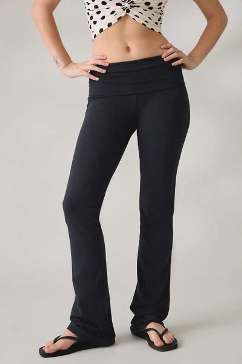 Out From Under Bec Foldover Slim Flare Pants
