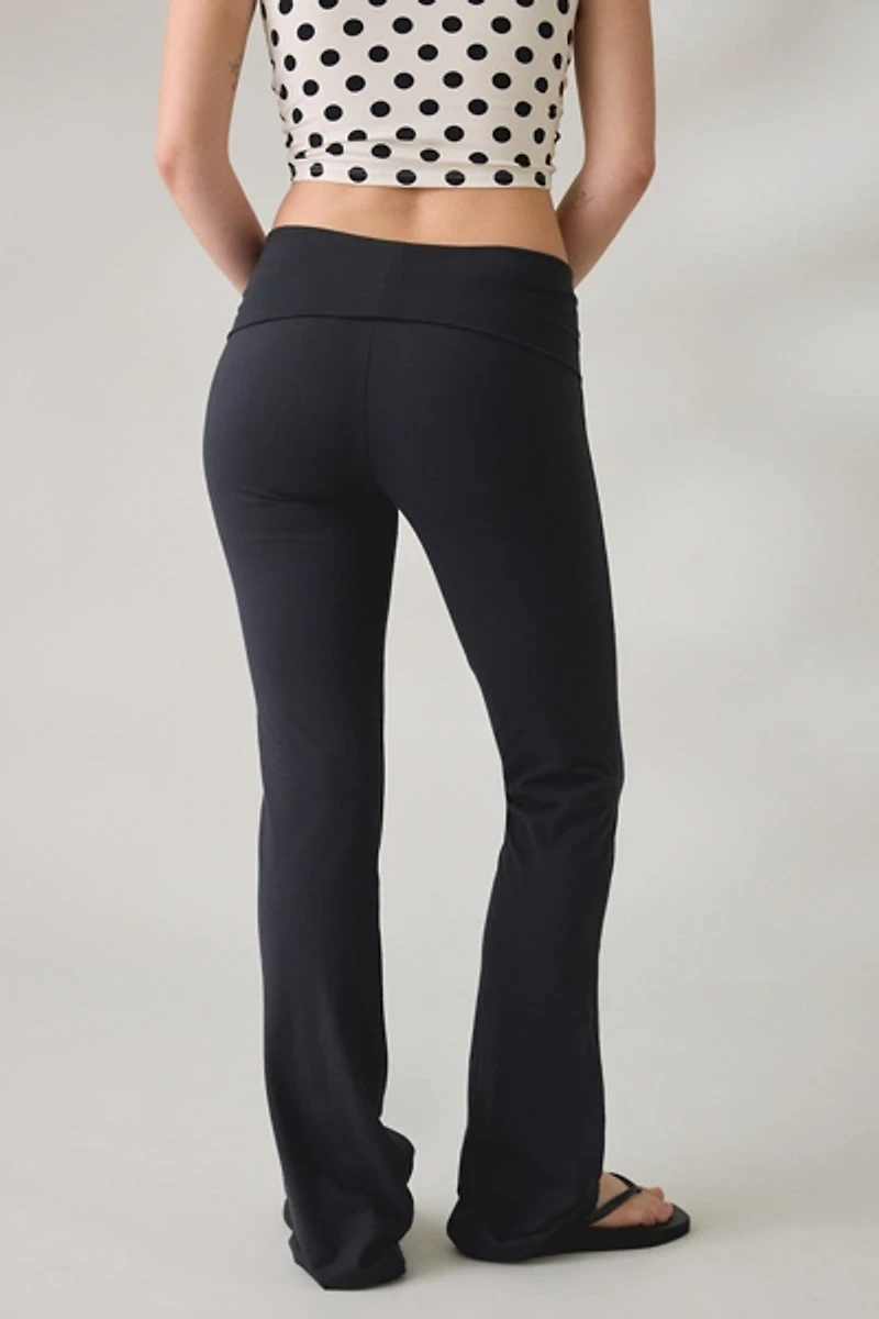 Out From Under Bec Foldover Slim Flare Pants