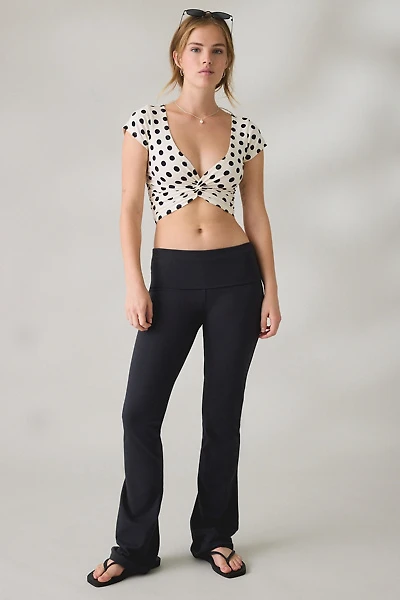 Out From Under Bec Foldover Slim Flare Pants