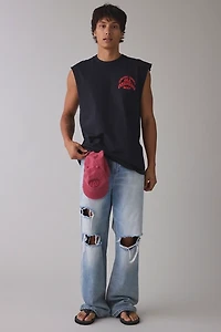Old Milwaukee Football & Beer Graphic Muscle Tee
