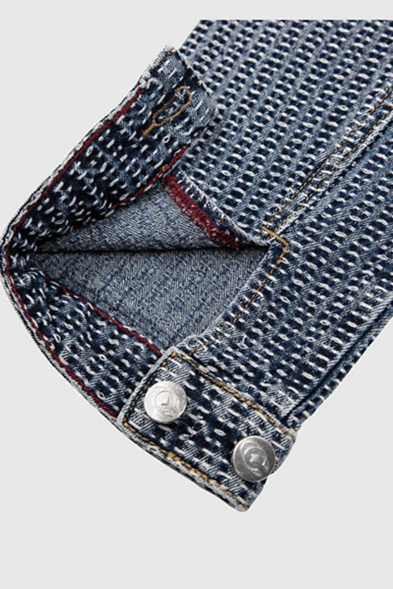 Common Hype Threaded Denim Jacket