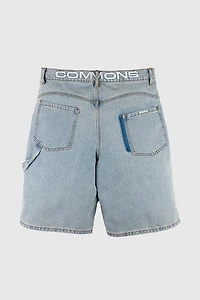 Common Hype Star Washed Denim Short