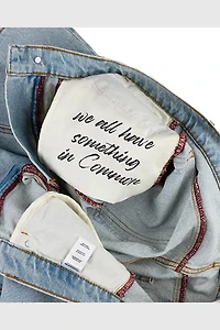 Common Hype Star Washed Denim Short