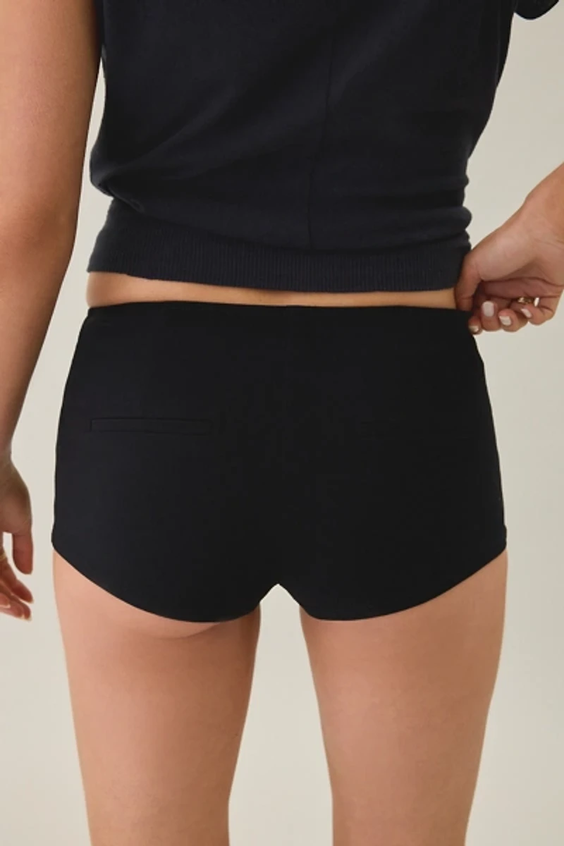 UO Sailor Button Low-Rise Micro Shorts