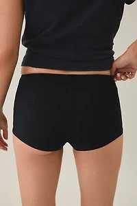 UO Sailor Button Low-Rise Micro Shorts