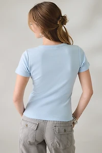 Angel Wings Rhinestone Graphic Baby Tee