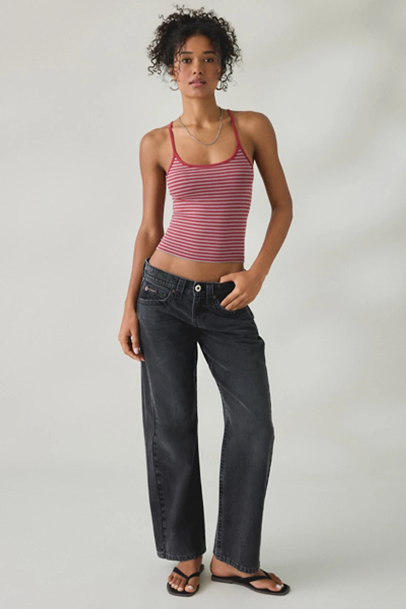 UO Kat Scoop Neck Ribbed Knit Cami