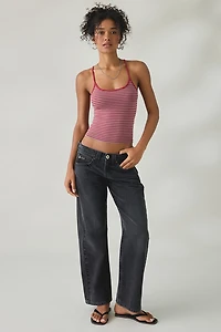 UO Kat Scoop Neck Ribbed Knit Cami
