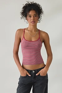 UO Kat Scoop Neck Ribbed Knit Cami