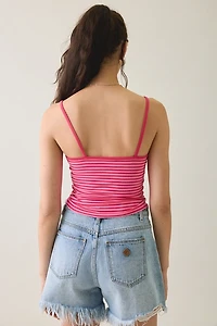 UO Kat Scoop Neck Ribbed Knit Cami