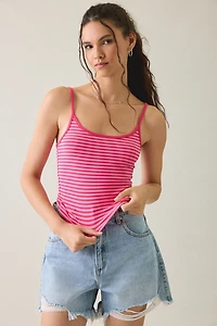 UO Kat Scoop Neck Ribbed Knit Cami