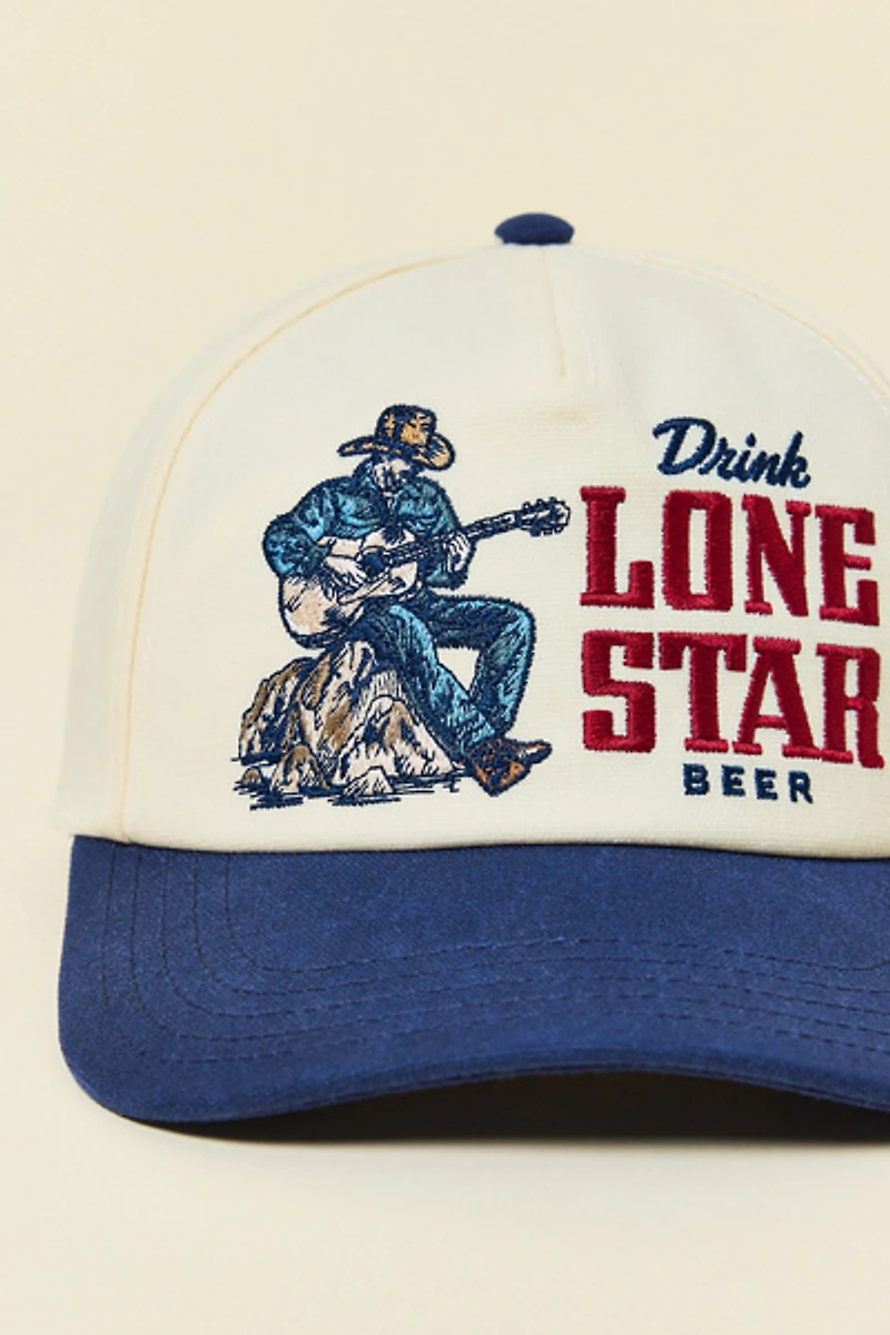 American Needle Lone Star Beer Cowboy Snapback Hat