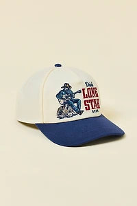 American Needle Lone Star Beer Cowboy Snapback Hat
