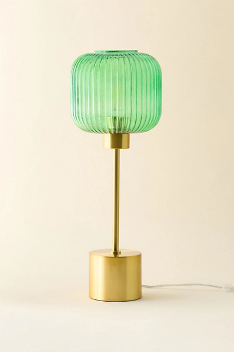 Dara Fluted Glass Table Lamp