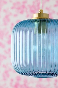 Dara Fluted Glass Globe Pendant Light