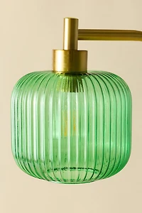 Dara Ribbed Glass Floor Lamp