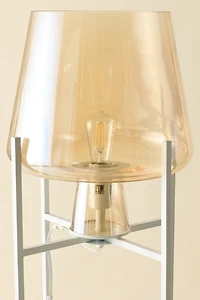 Kade Glass Bowl Floor Lamp