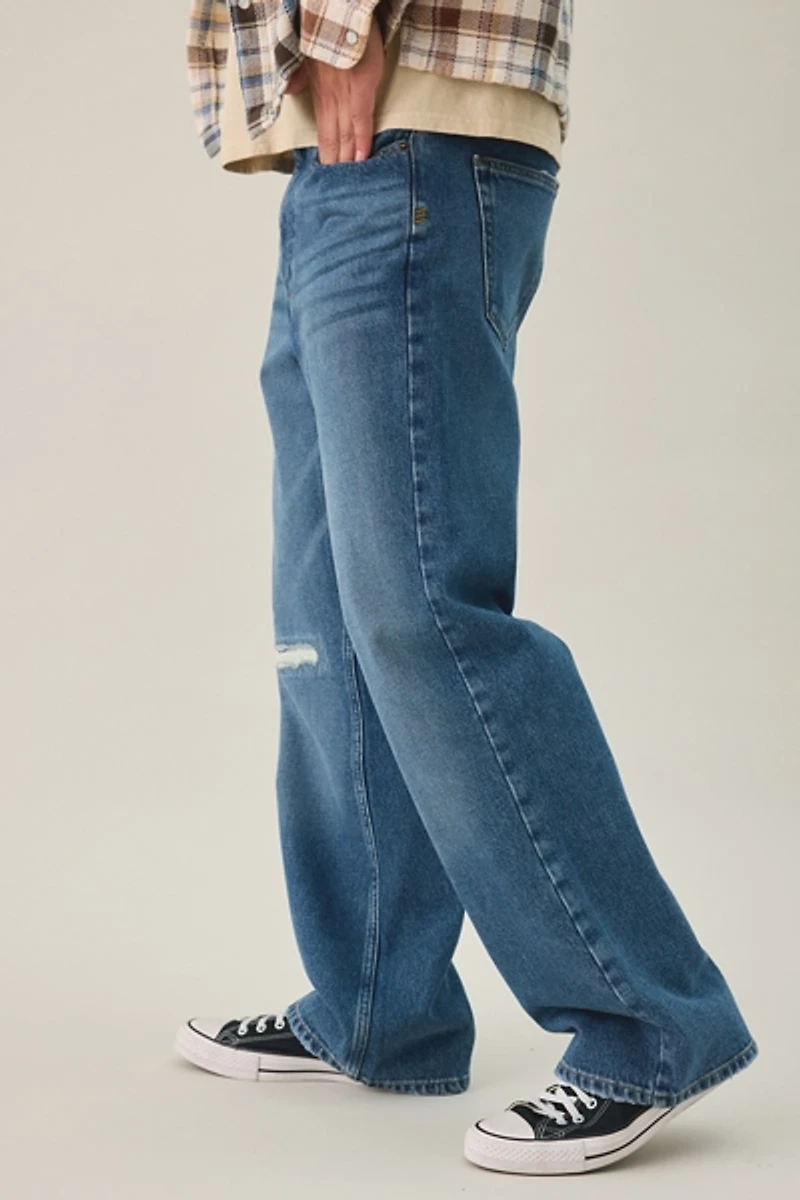 BDG Repaired Straight Bootcut Jeans