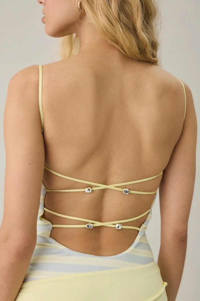 I.AM.GIA. Kary Layered Asymmetric Mini Dress