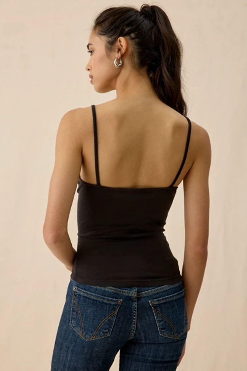 Grunge Tattoo Graphic Cropped Cami