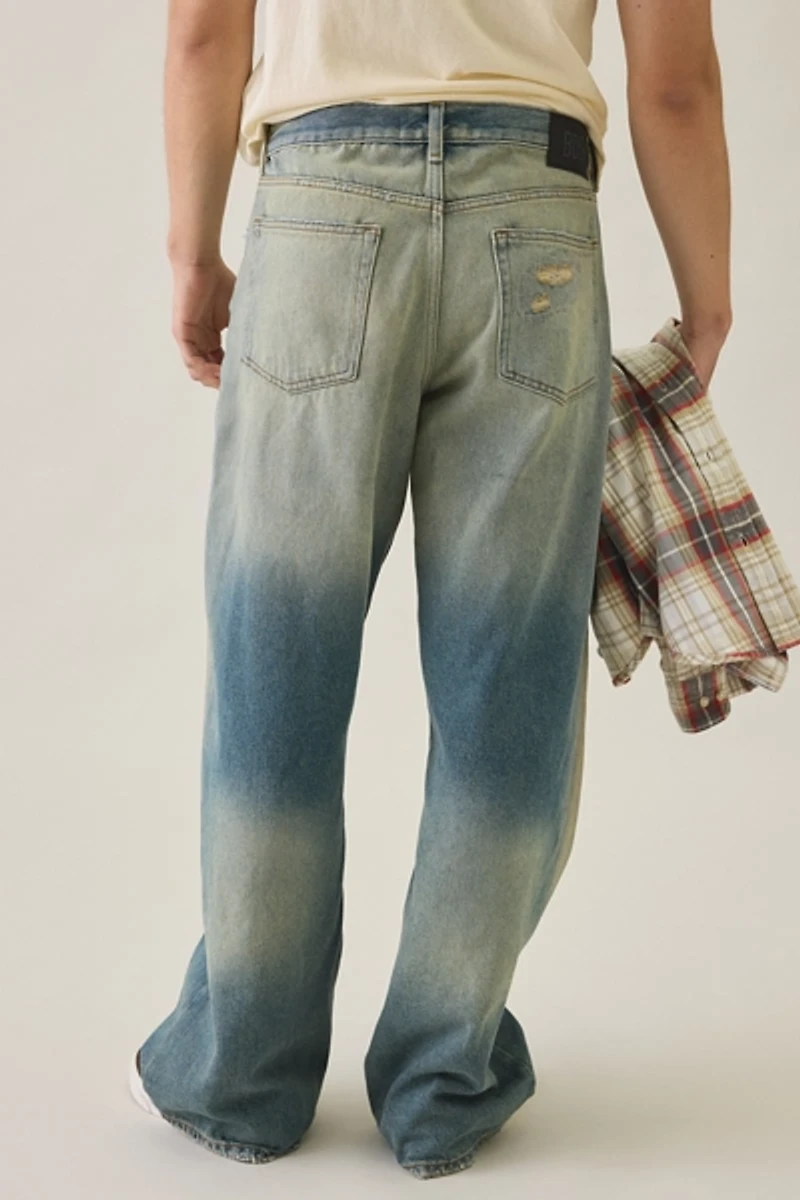 BDG Nitro Repaired Baggy Fit Jeans