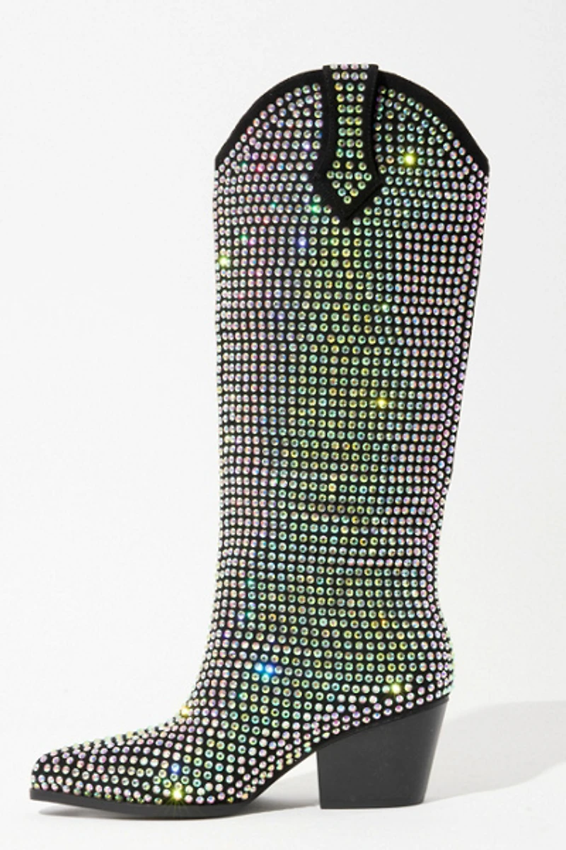 Sparkl Rhinestone Cowboy Boot
