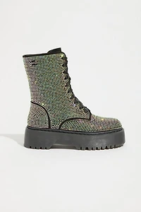 Sparkl Rhinestone Combat Boot