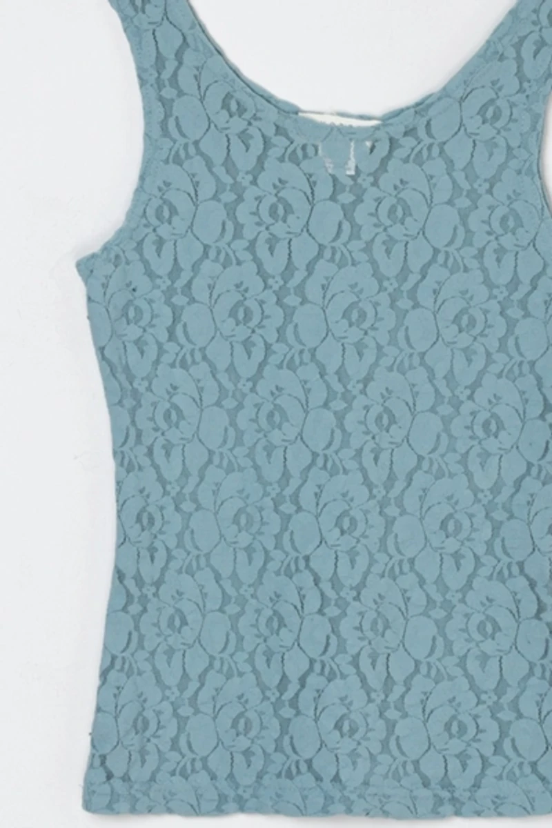 Vintage Y2k Lacy Mesh Top