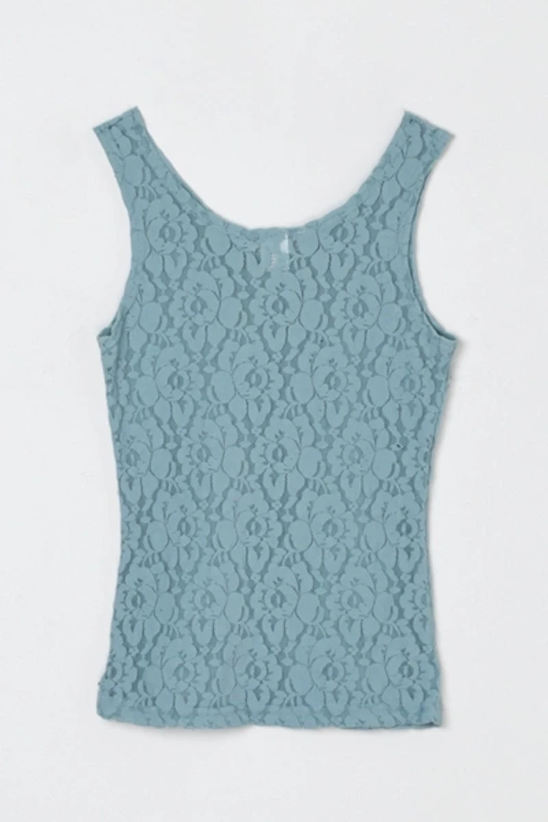 Vintage Y2k Lacy Mesh Top